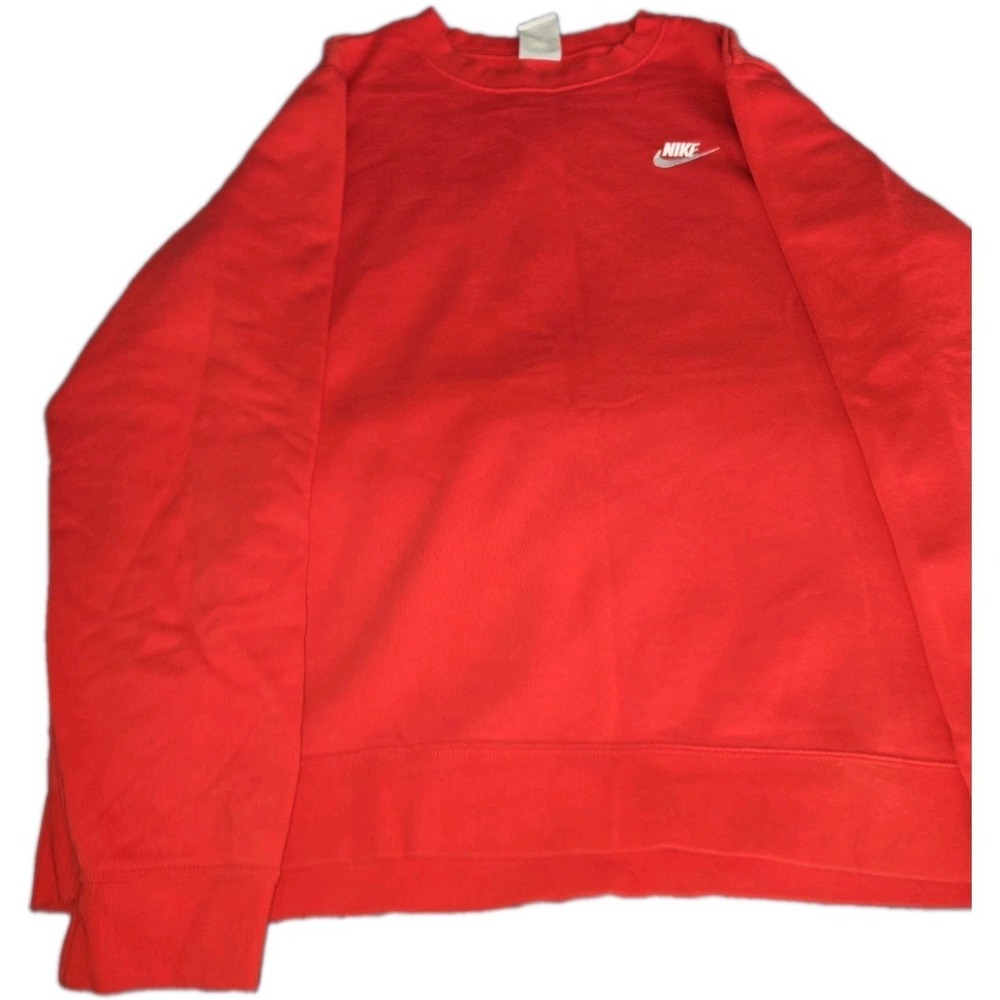 nike crewneck sweatshirt mens XL red